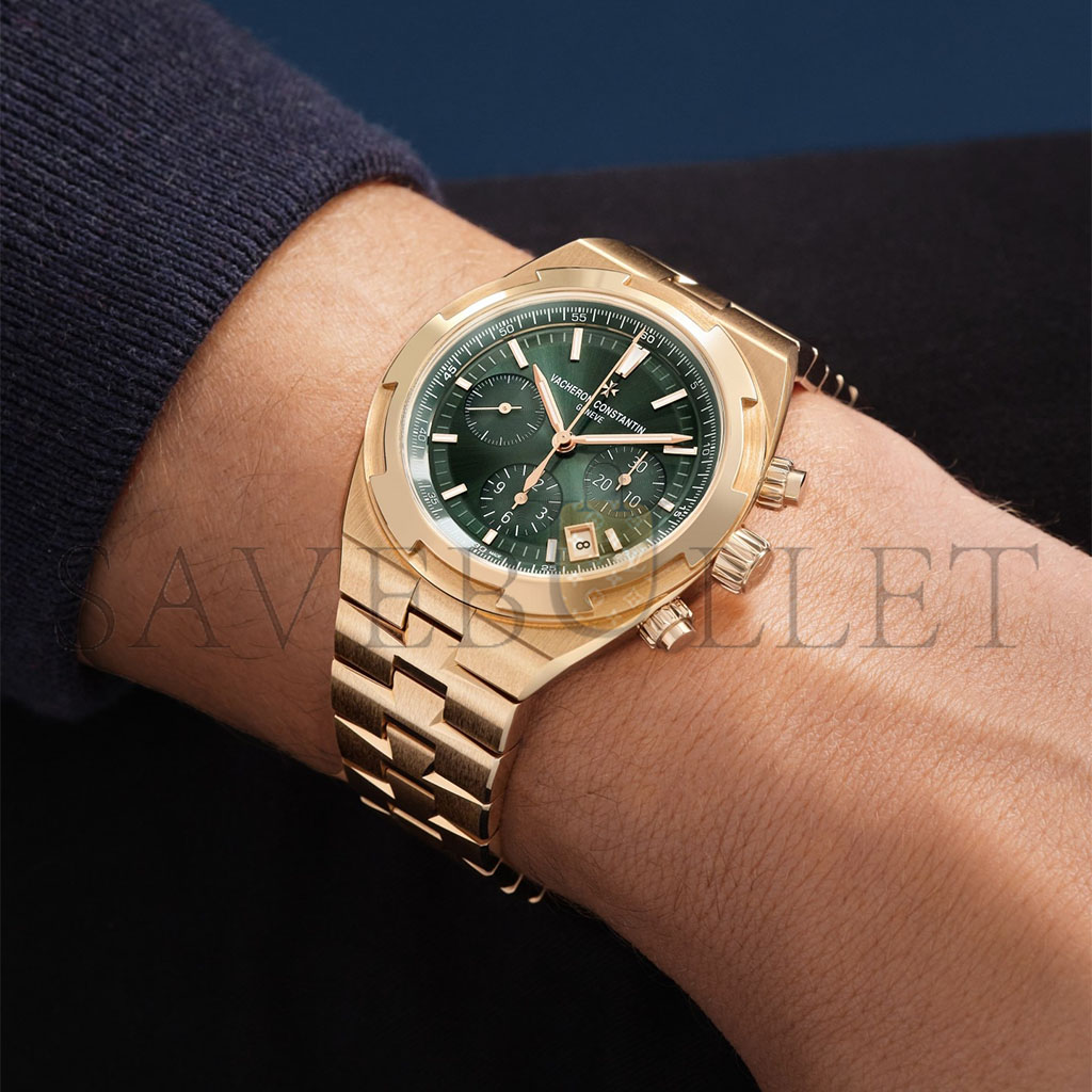 VACHERON CONSTANTIN OVERSEAS CHRONOGRAPH 42.5 MM PINK GOLD WATCH 5520V/210R-B966 VACHERON CONSTANTIN OVERSEAS CHRONOGRAPH 42.5 MM PINK GOLD WATCH 5520V/210R-B966